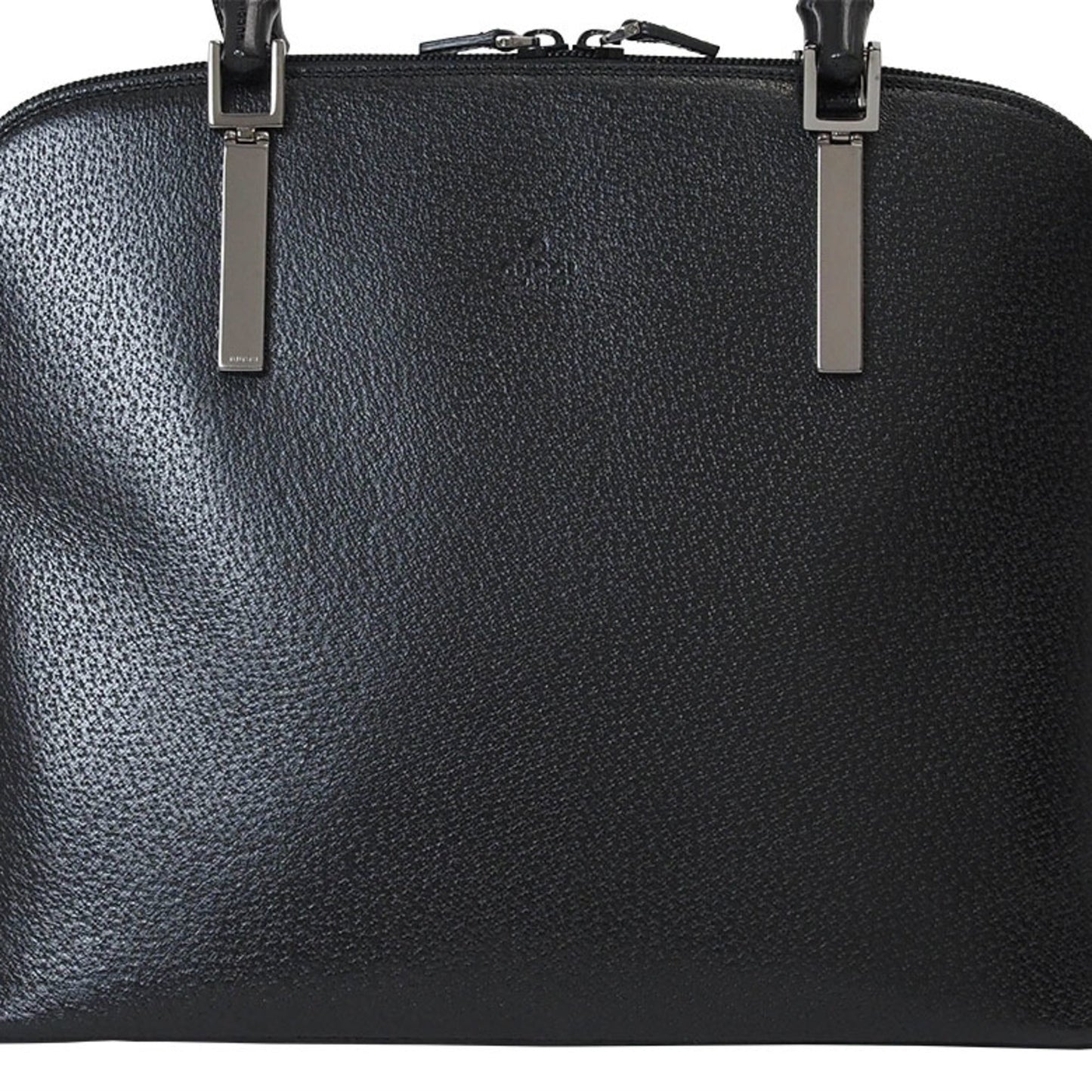 Gucci Bamboo Black Leather Handbag