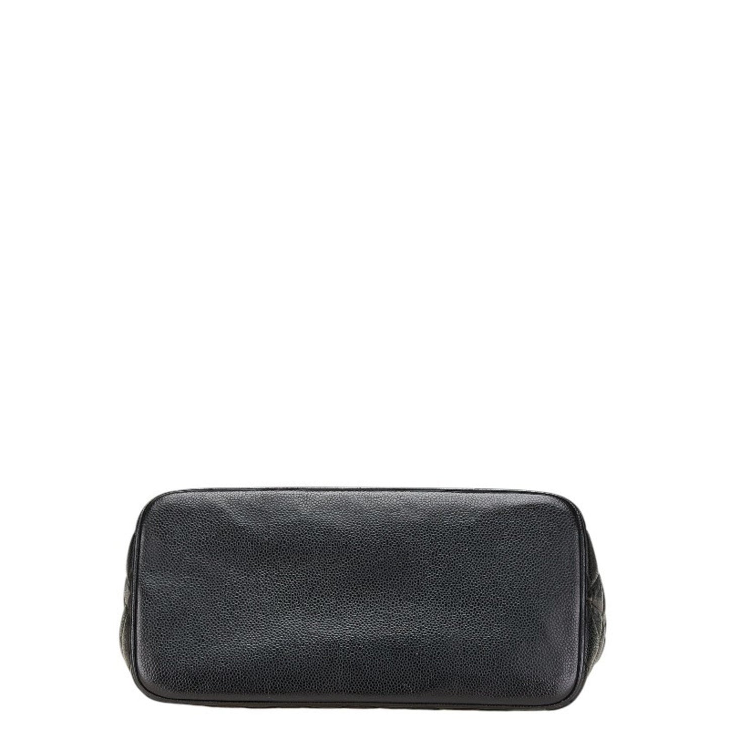 Chanel Black Grained Calfskin Tote Bag