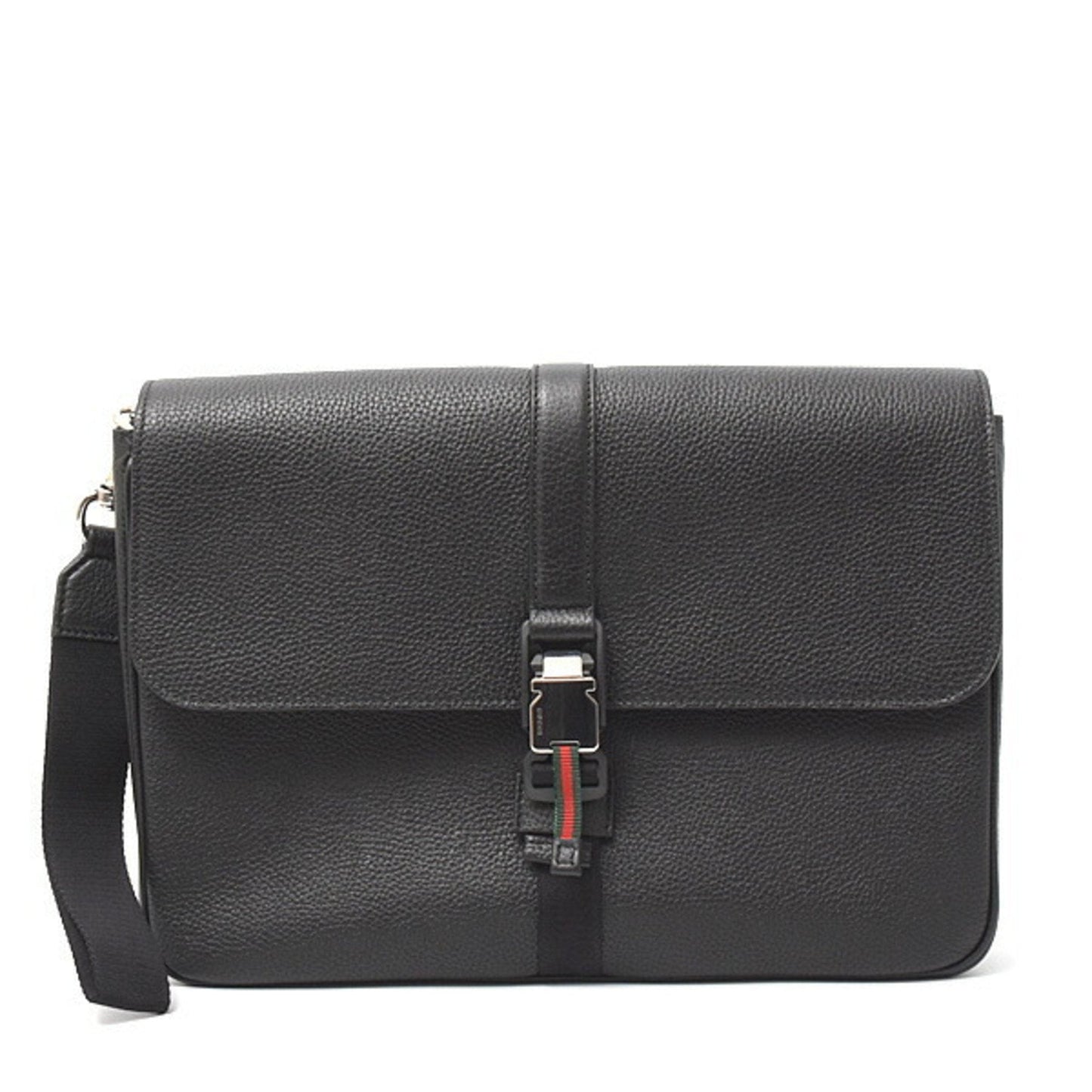 Gucci Black Leather Clutch Bag