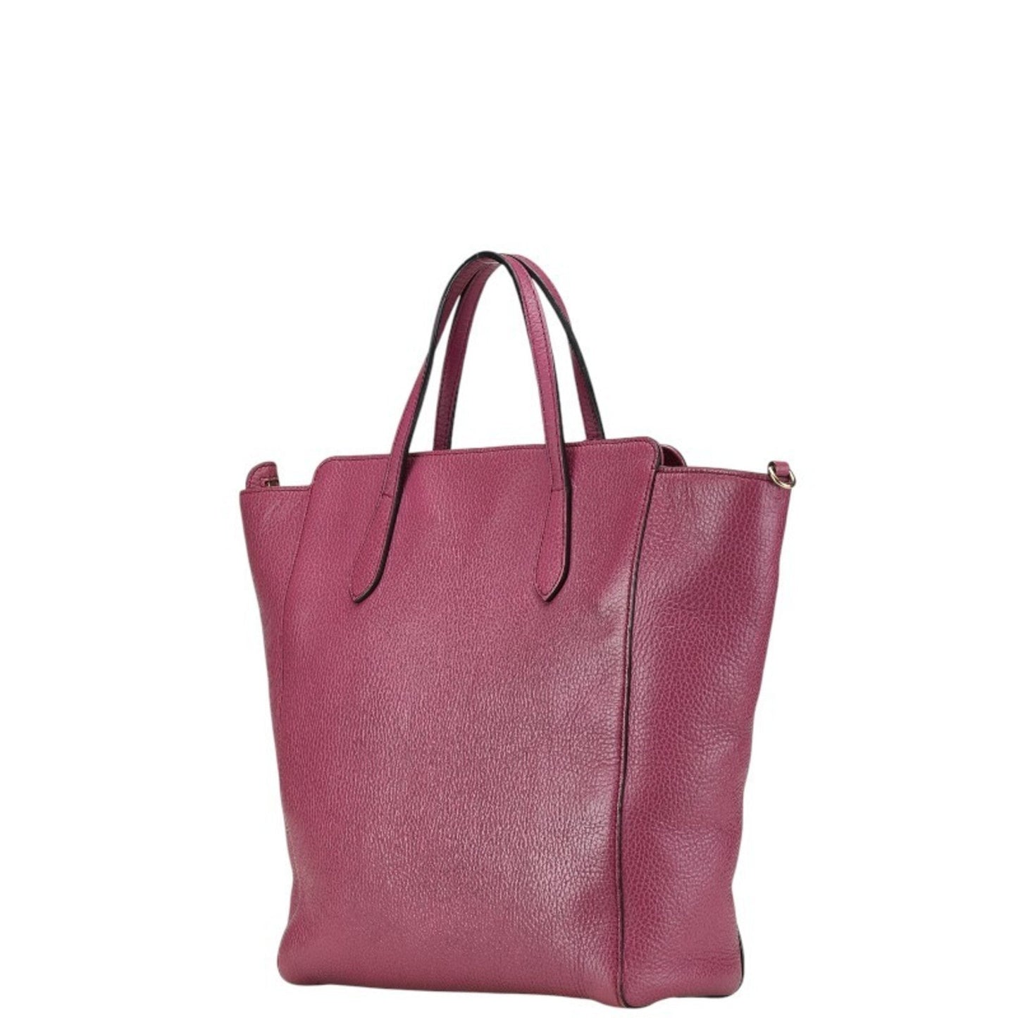 Gucci Purple Leather Handbag Shoulder Bag