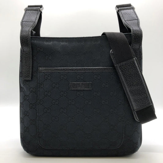 Gucci Gg Canvas Black Gg Canvas Shoulder Bag
