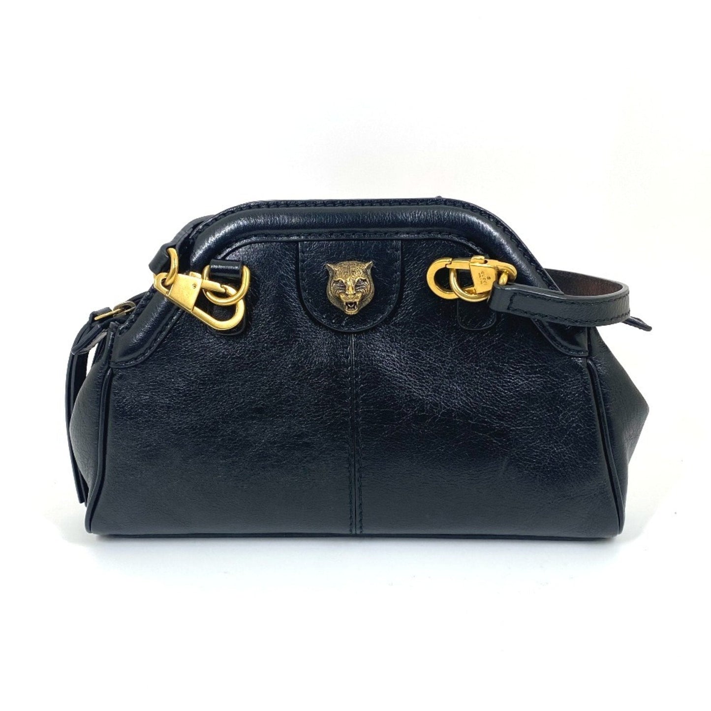 Gucci Black Leather Clutch Bag Shoulder Bag