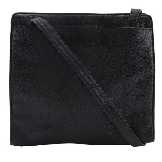 Chanel Black Grained Calfskin Tote Bag