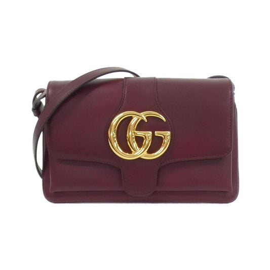 Gucci Burgundy Leather Shoulder Bag