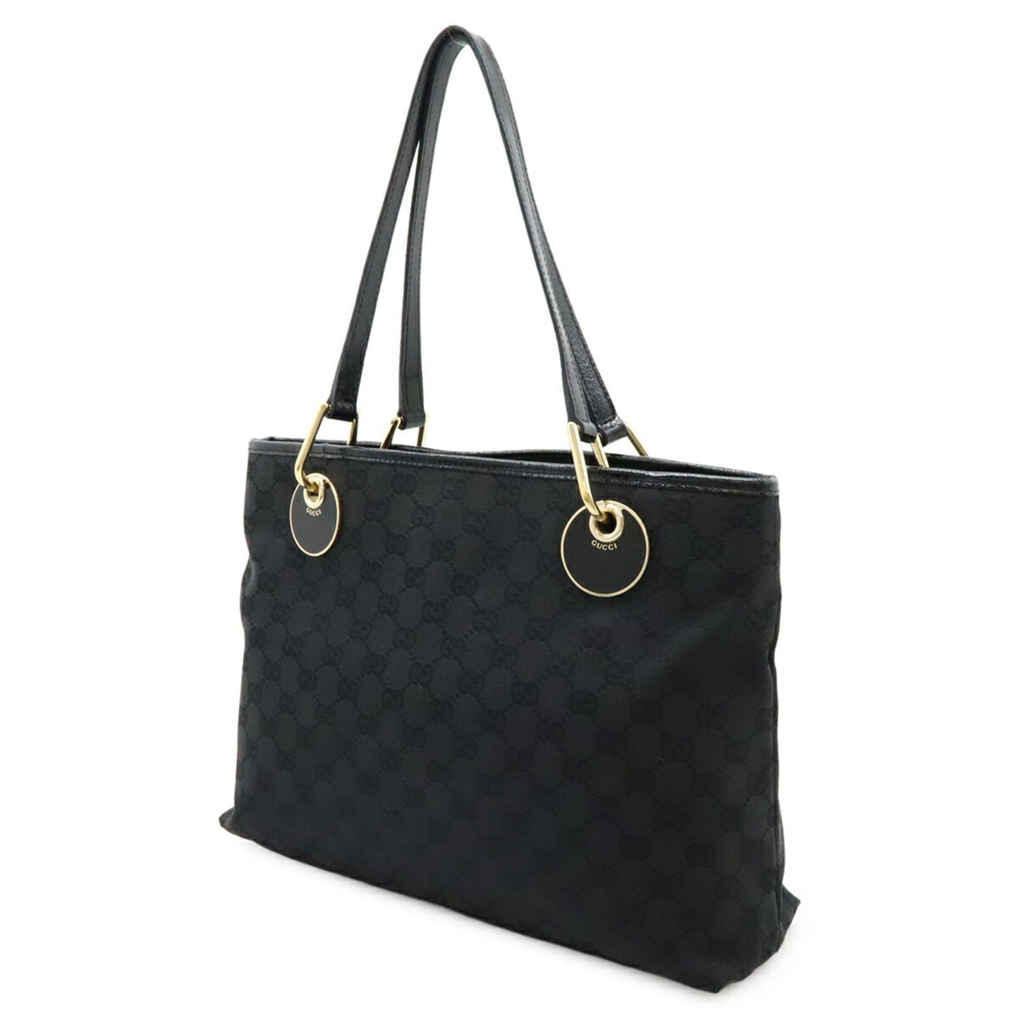 Gucci Gg Canvas Black White Gg Canvas Shoulder Bag Tote Bag