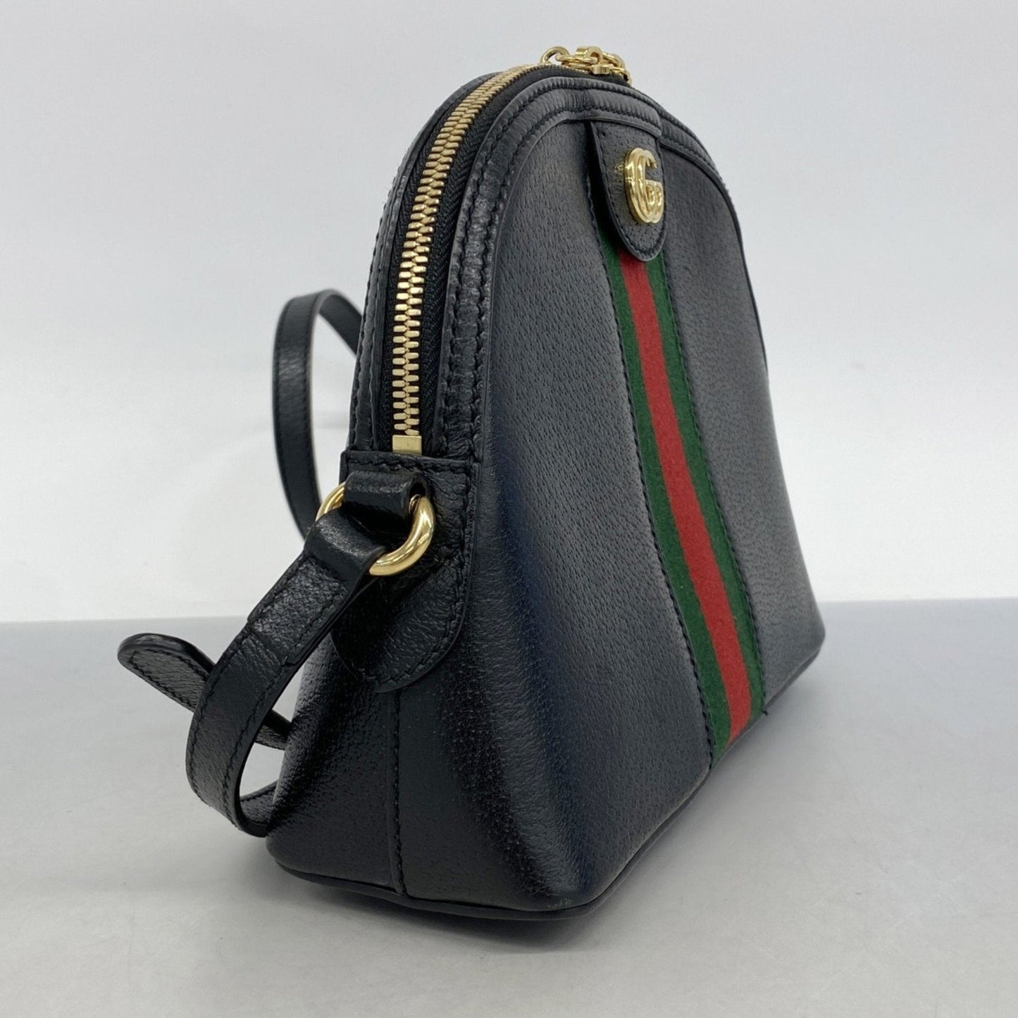 Gucci Black Leather Shoulder Bag