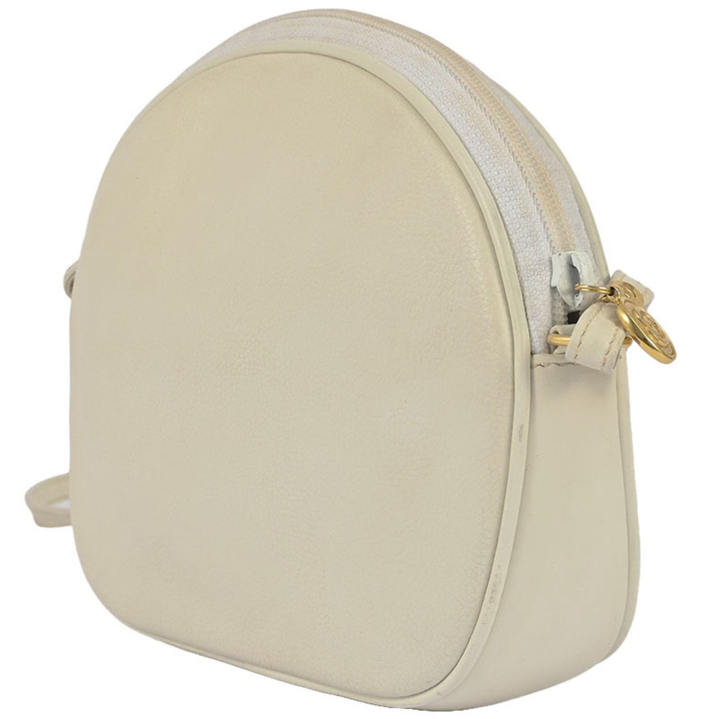 Gucci White Leather Pochette Shoulder Bag