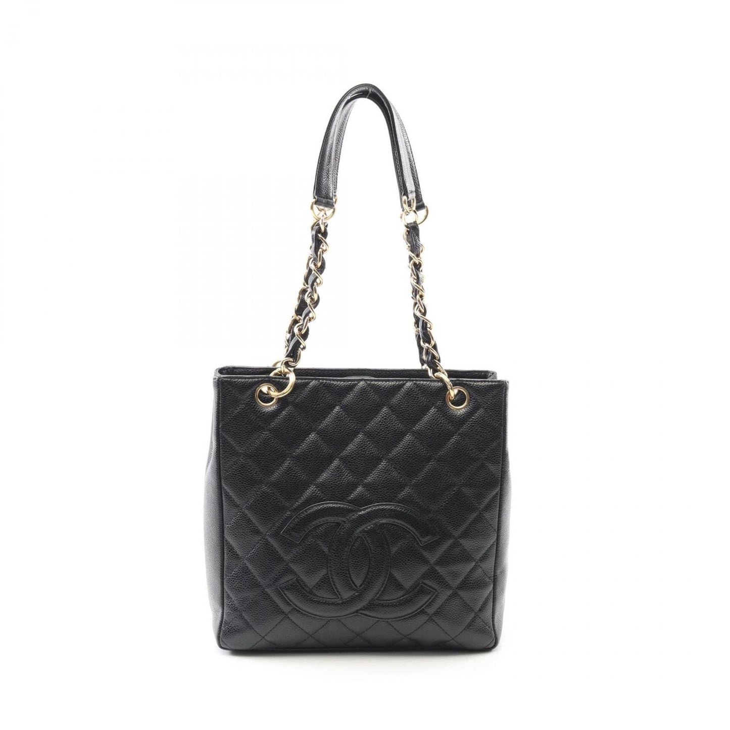 Chanel Black Leather Tote Bag