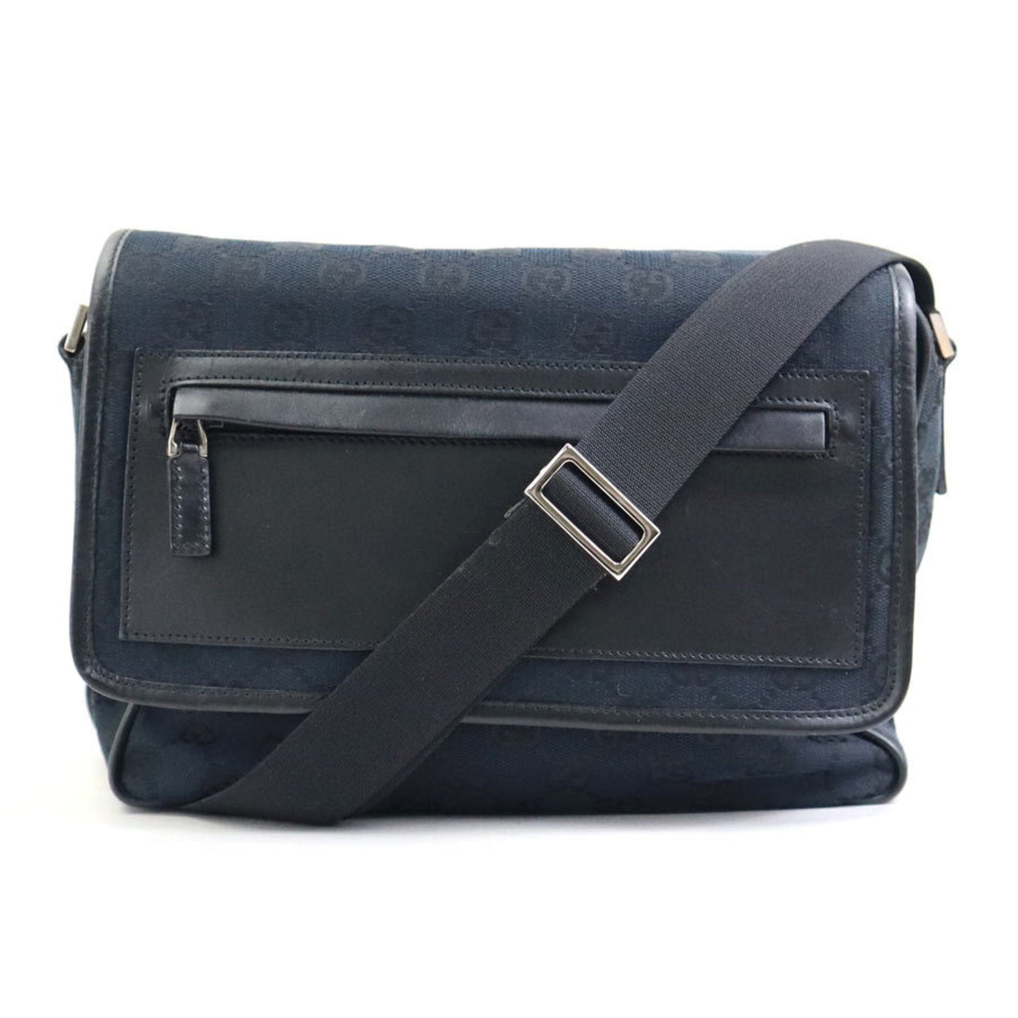 Gucci Gg Canvas Black Gg Canvas Shoulder Bag