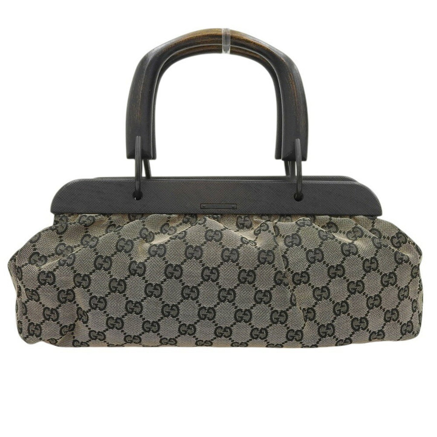 Gucci Gg Canvas Beige Black Brown Gg Canvas Handbag