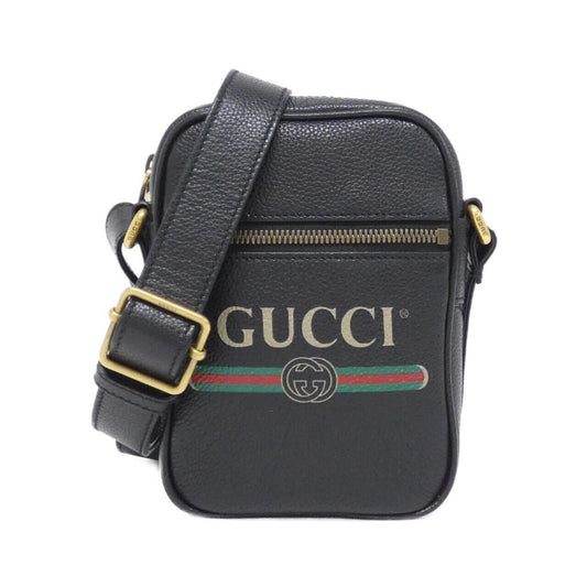 Gucci Black Leather Shoulder Bag