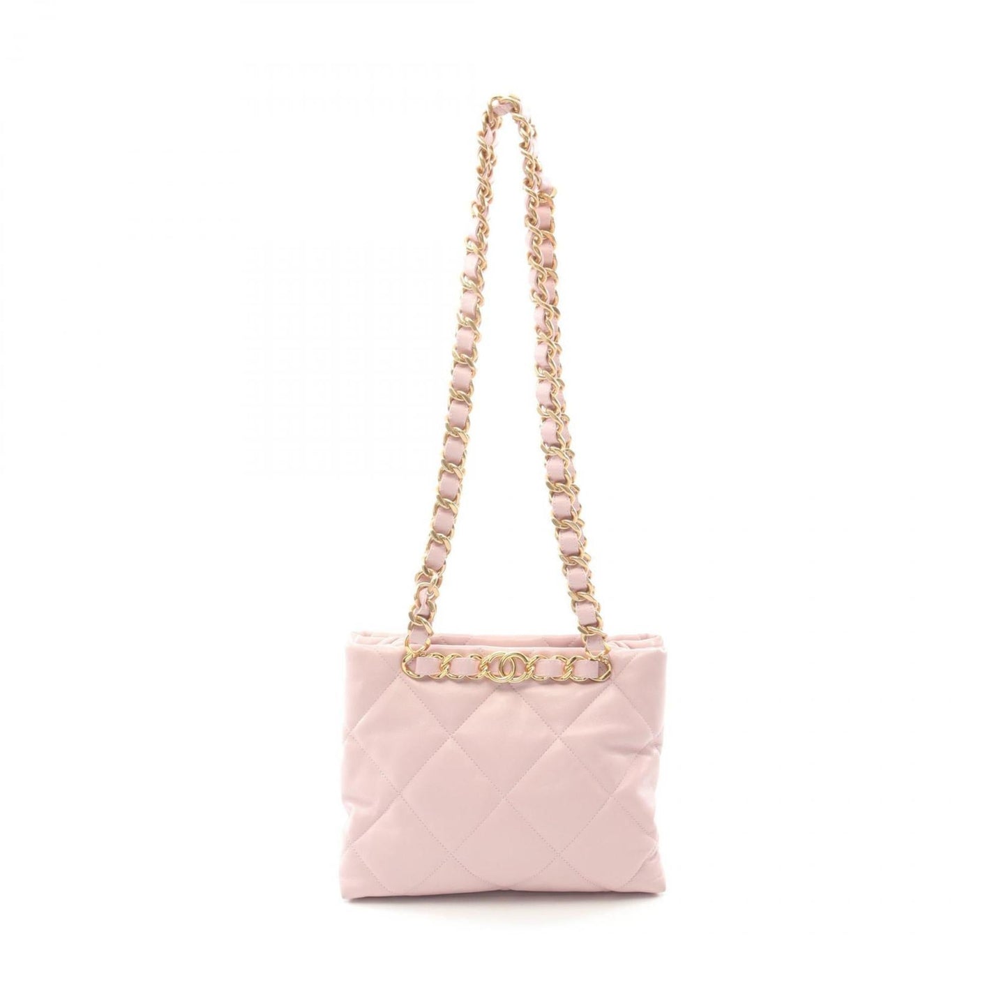 Chanel Pink Leather Tote Bag