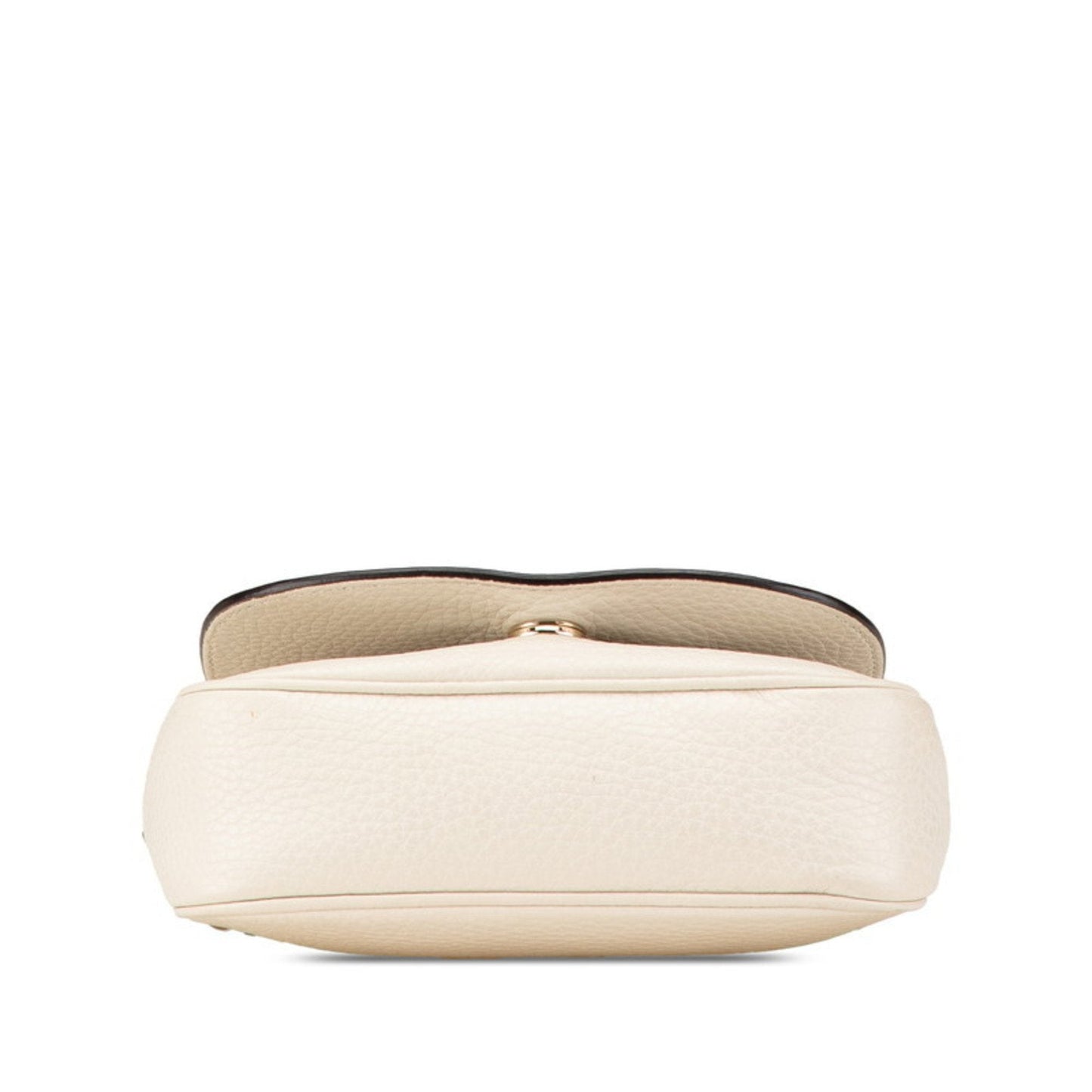 Gucci Soho Ivory White Leather Shoulder Bag