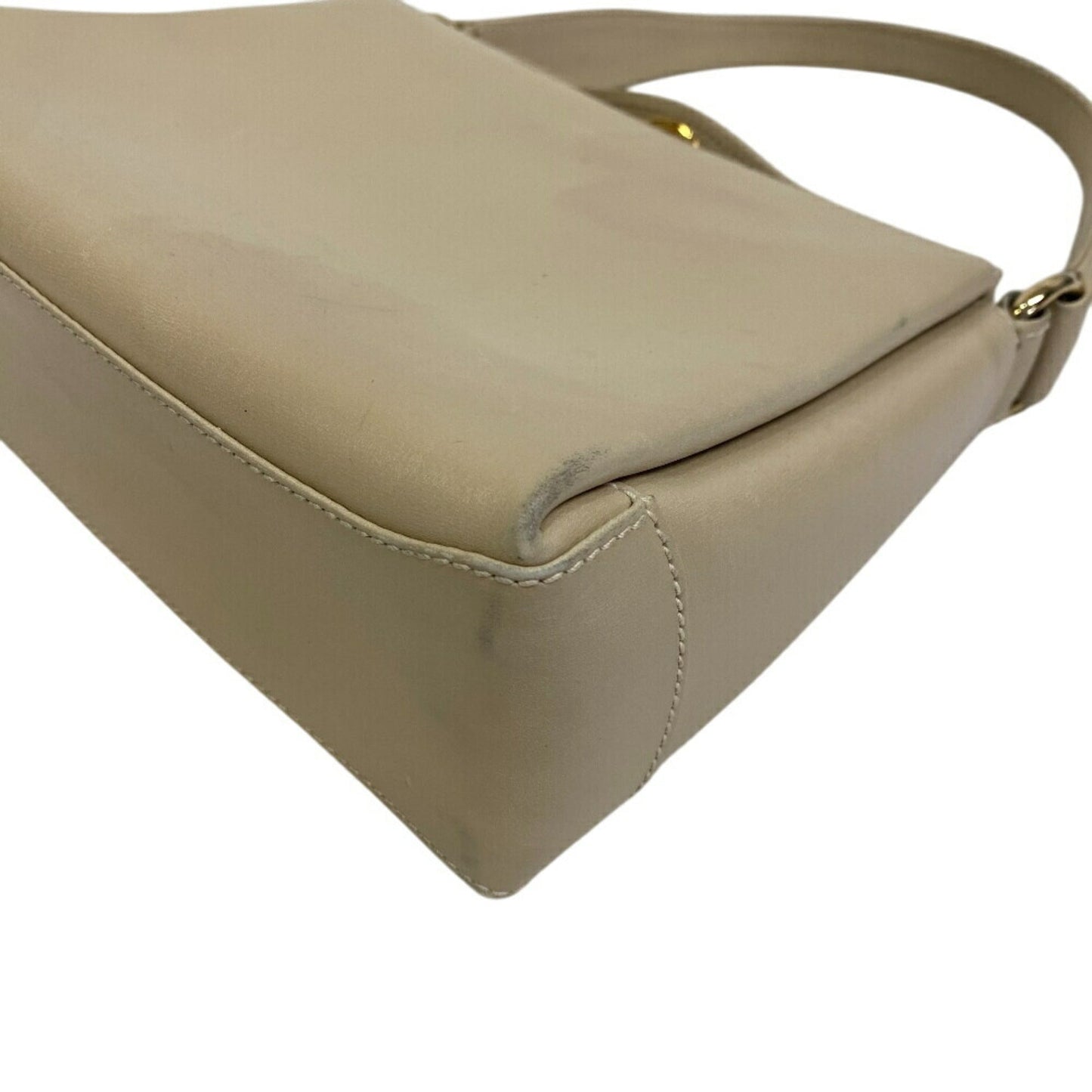 Gucci Ivory Leather Handbag Shoulder Bag