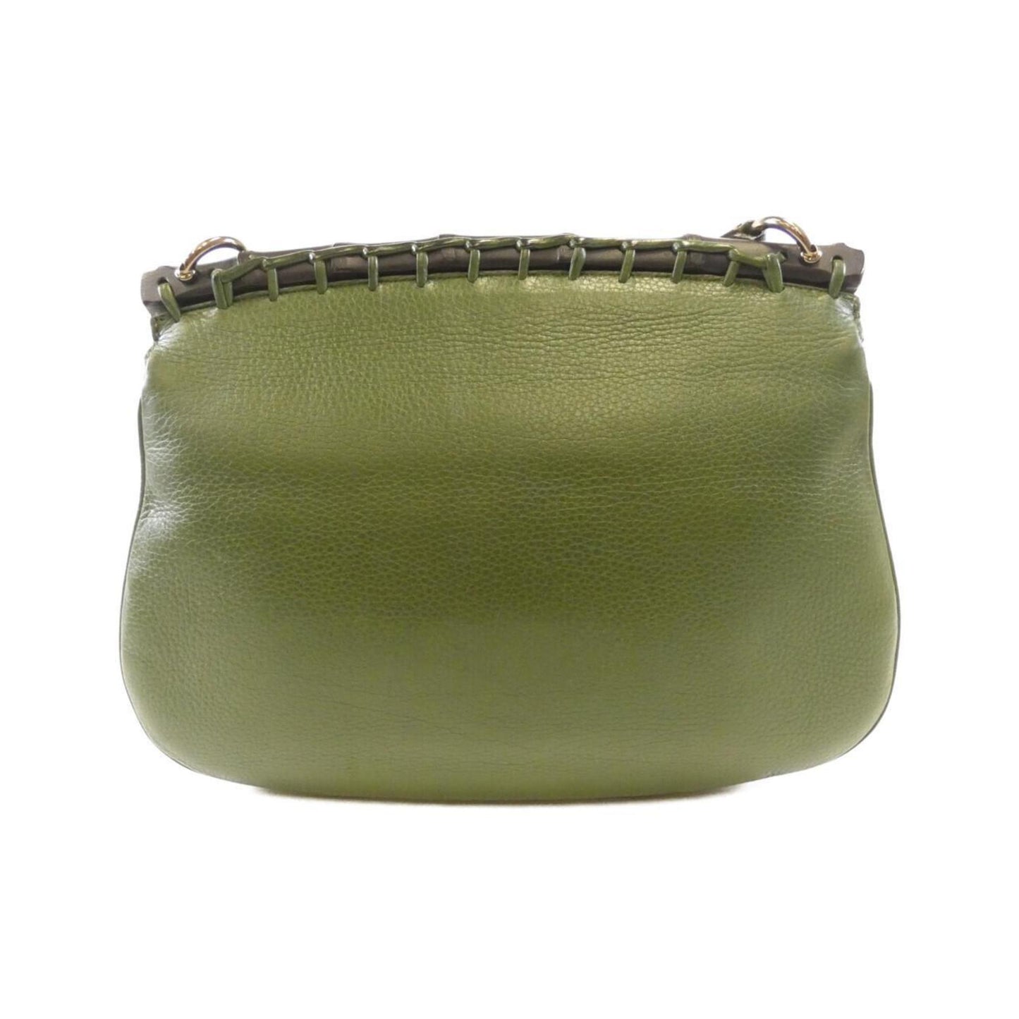 Gucci Green Leather Shoulder Bag