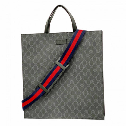 Gucci Gray Pvc Tote Bag