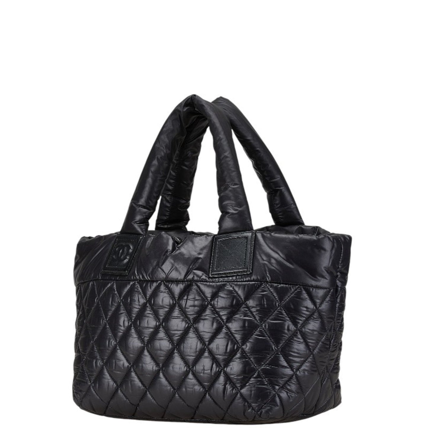 Chanel Coco Cocoon Black Nylon Leather Tote Bag