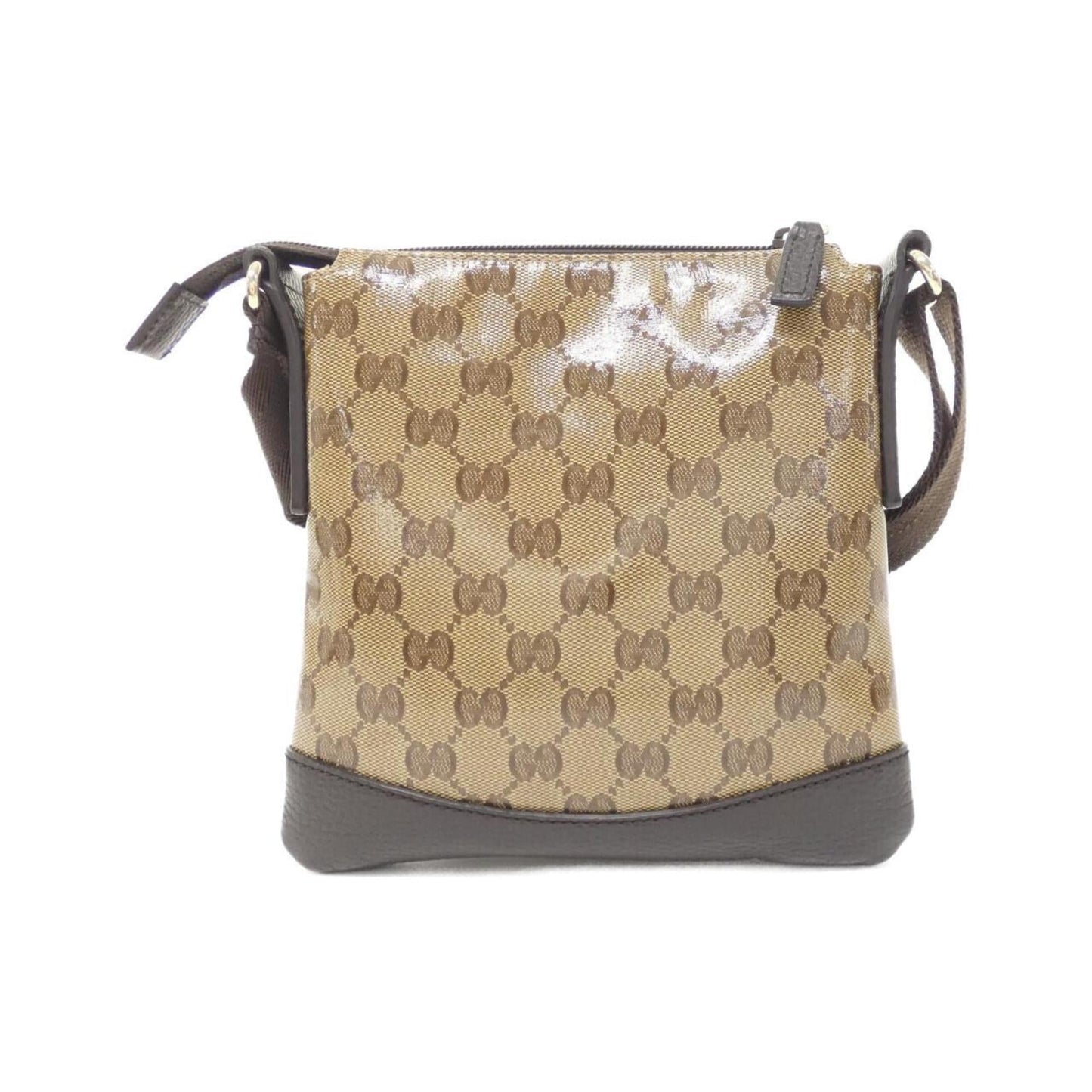 Gucci Beige Brown Gg Crystal Shoulder Bag
