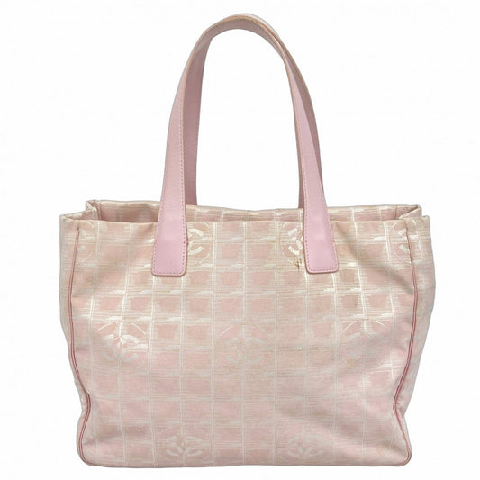 Chanel Pink Nylon Tote Bag