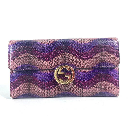 Gucci Purple Other Long Wallet (Bi-Fold)