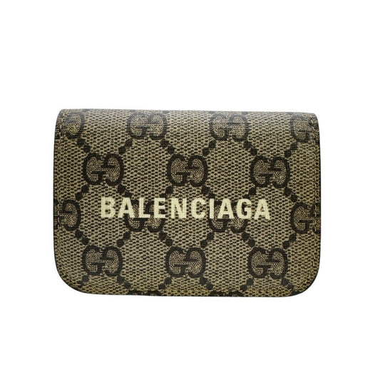 Gucci Beige Gg Supreme Wallet (Bi-Fold)