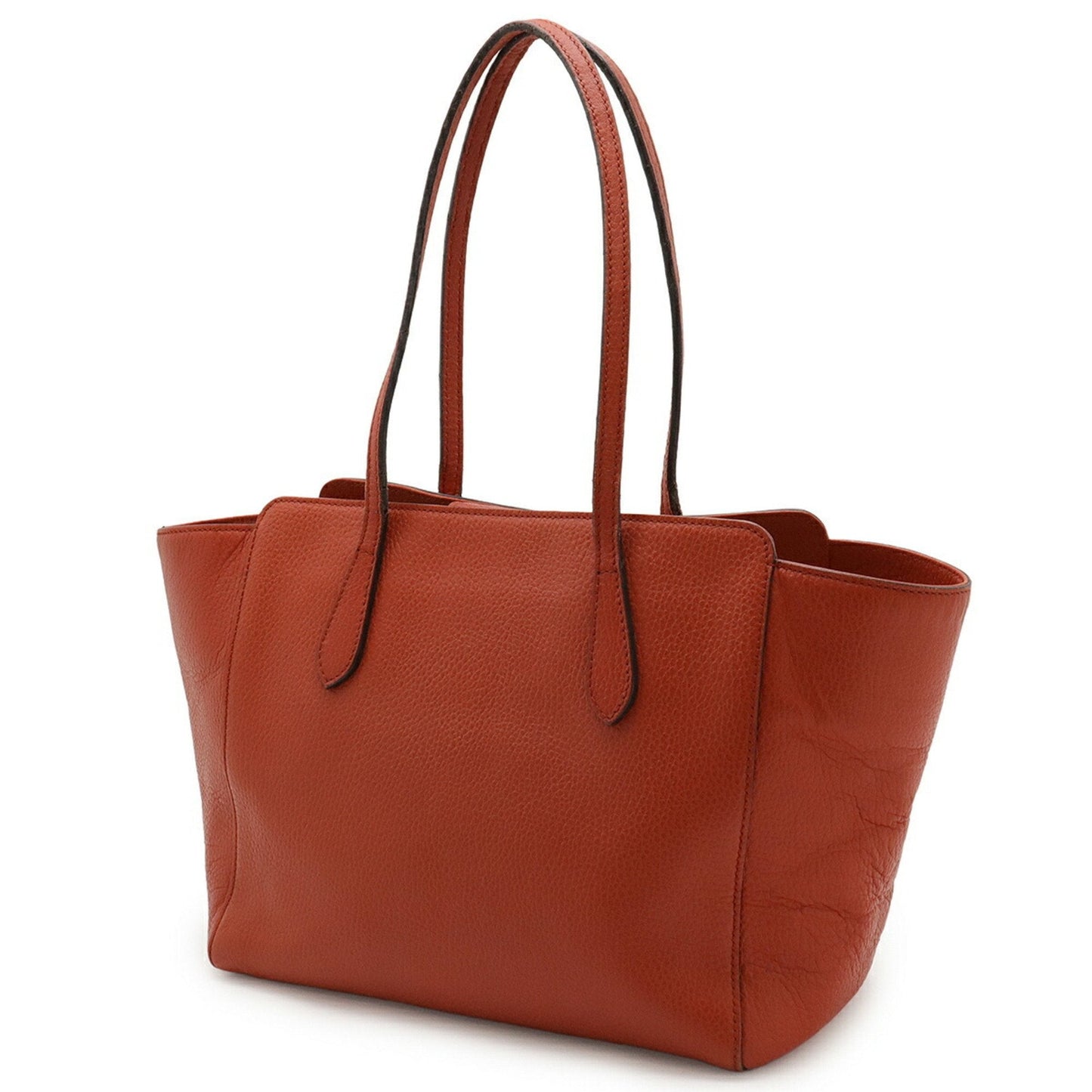 Gucci Red Color Leather Shoulder Bag Tote Bag