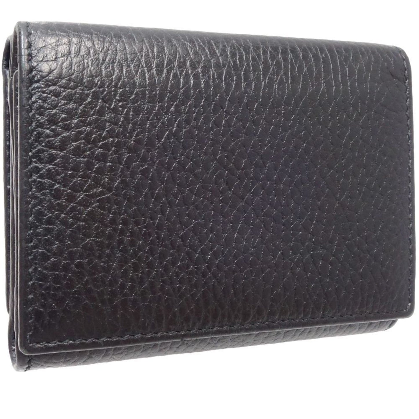 Gucci Black Leather Wallet (Tri-Fold)