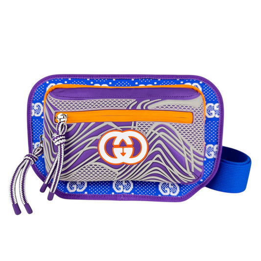 Gucci Multi-Color Nylon Rubber Fanny Pack