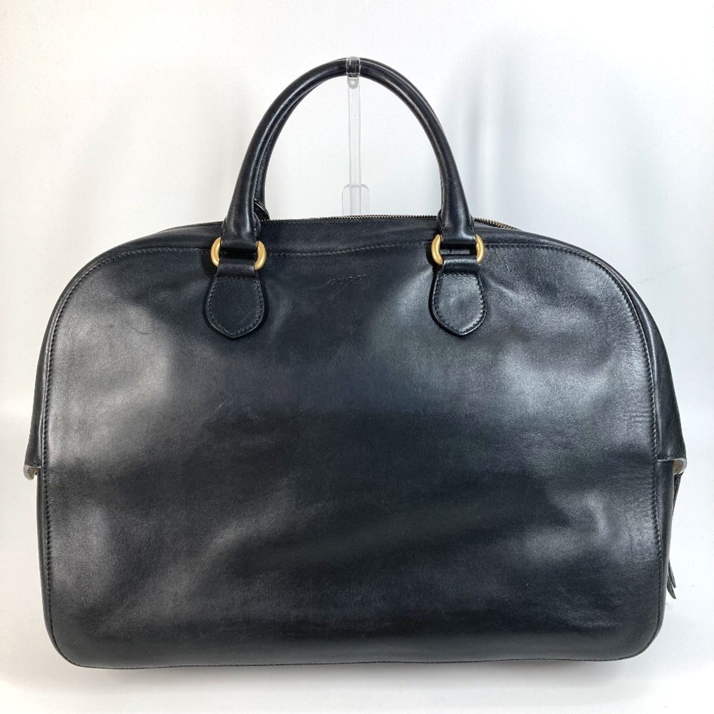 Gucci Black Leather Boston Bag Shoulder Bag