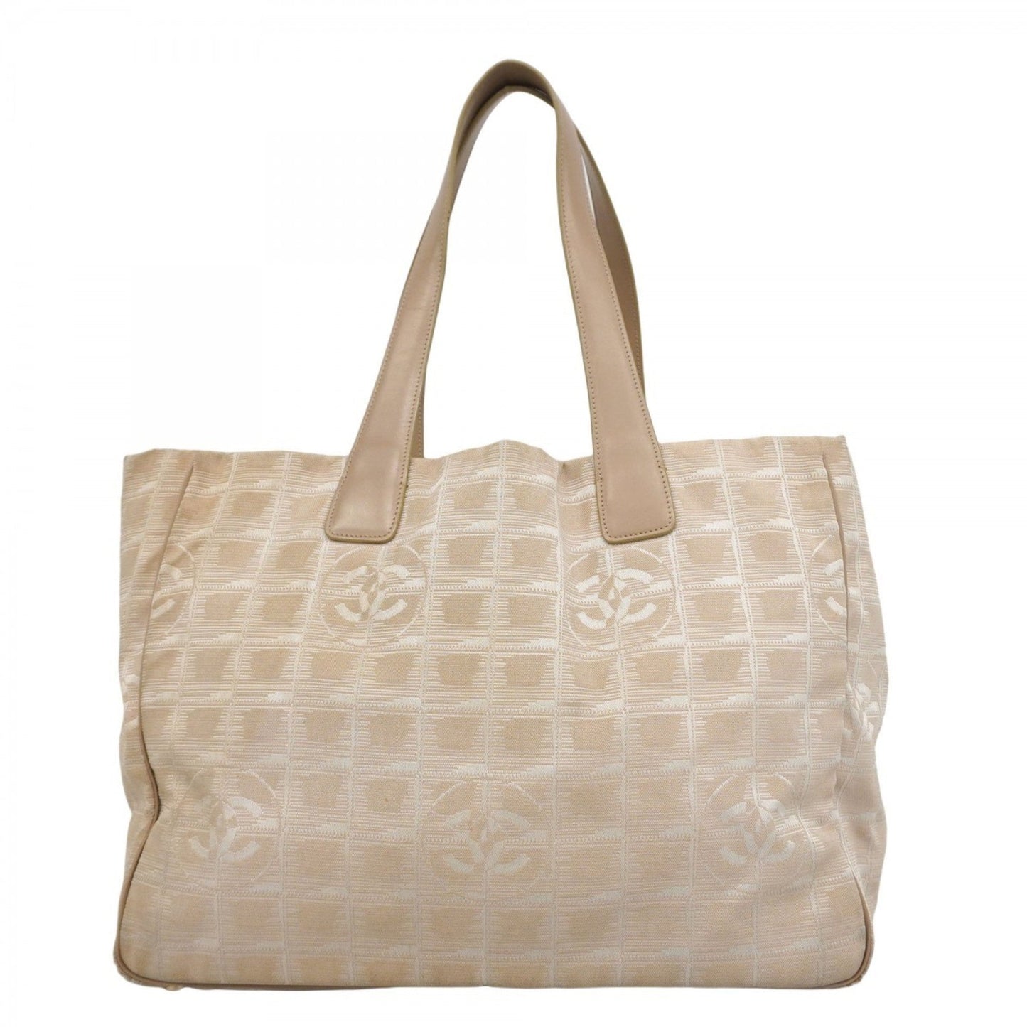 Chanel Beige Nylon Tote Bag