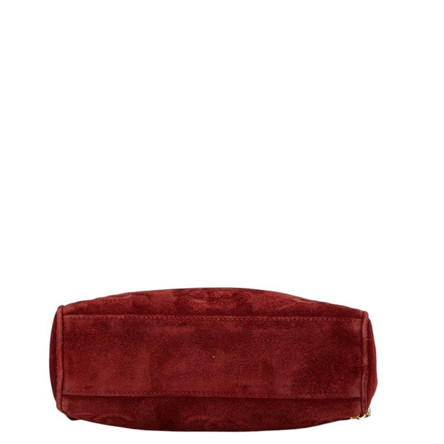 Chanel Bordeaux Suede Tote Bag