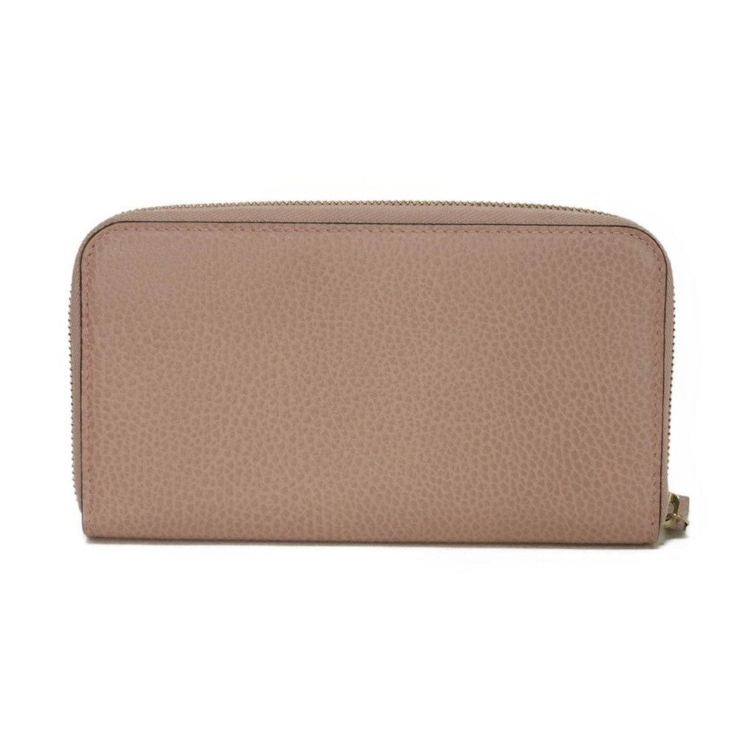 Gucci Pink Leather Long Wallet (Bi-Fold)