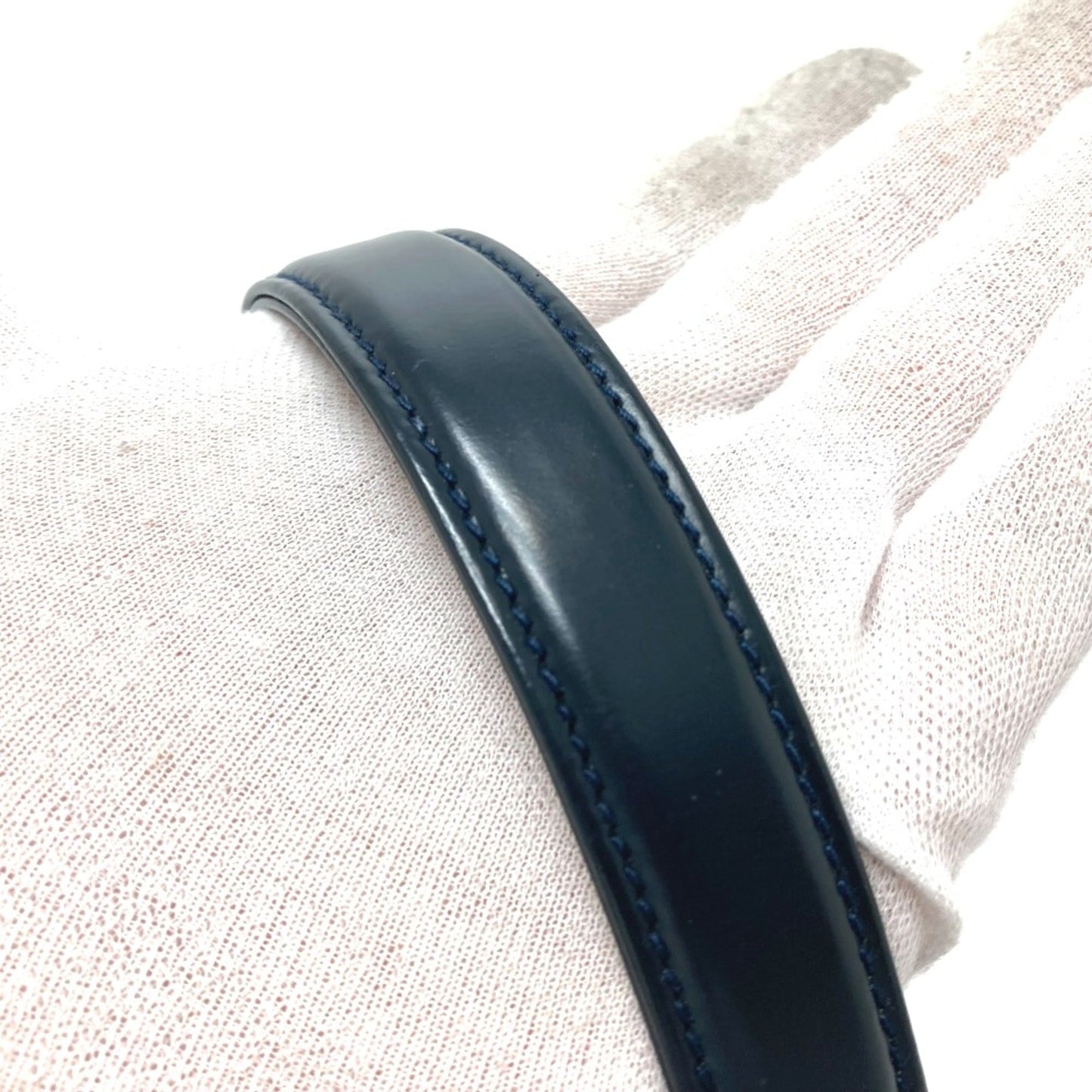 Gucci Navy Leather Handbag