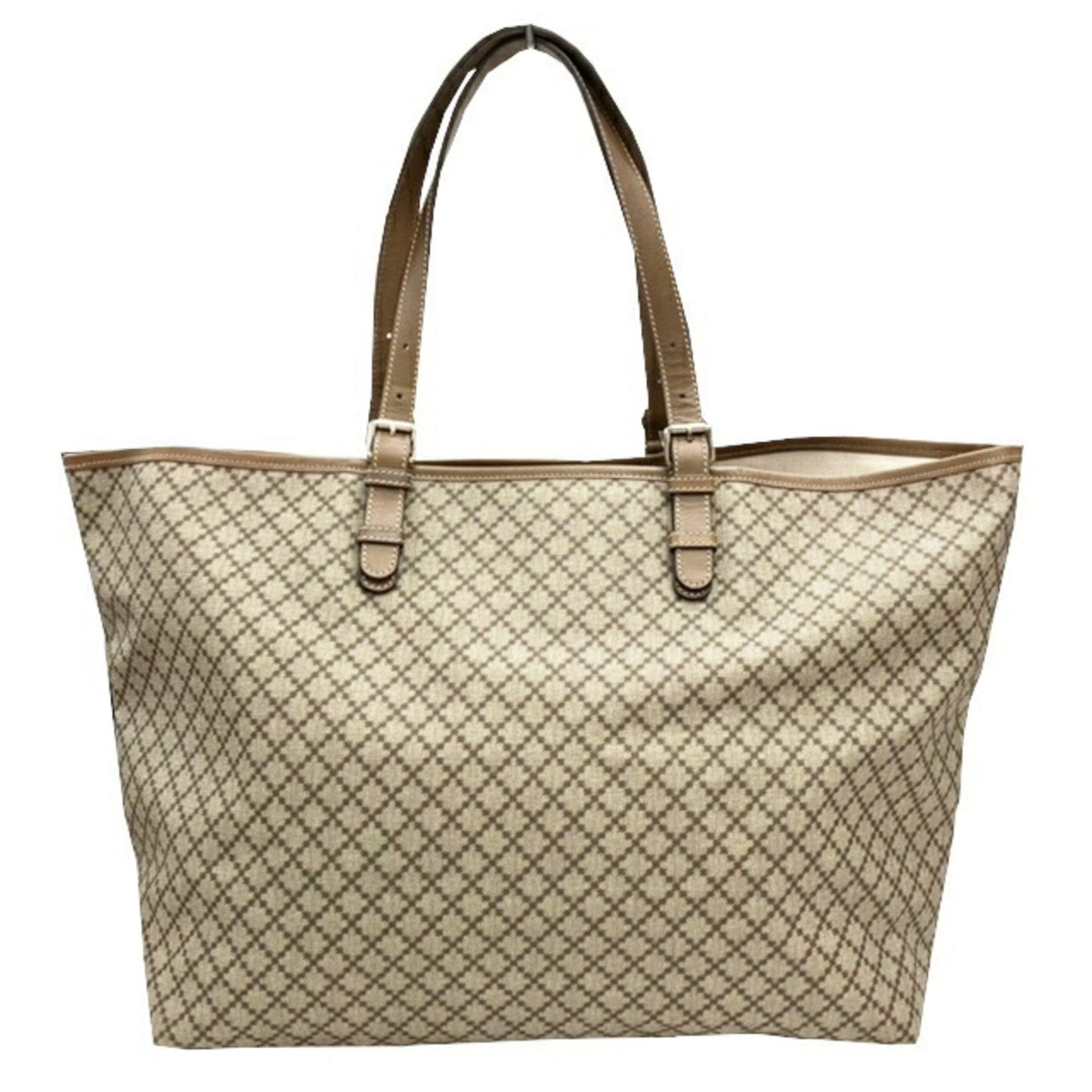 Gucci Beige Pvc Leather Tote Bag