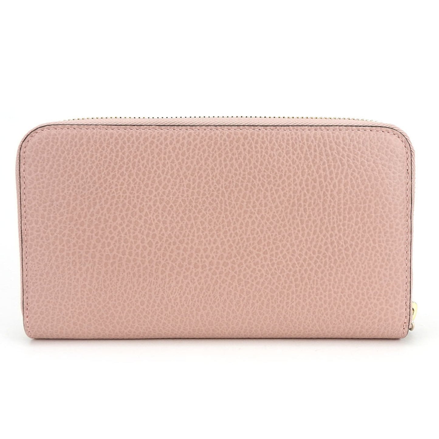 Gucci Pink Leather Long Wallet (Bi-Fold)