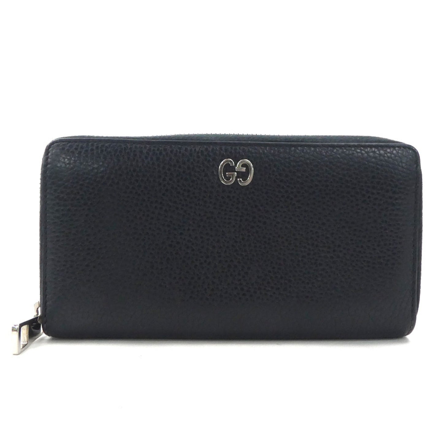 Gucci Black Leather Long Wallet (Bi-Fold)