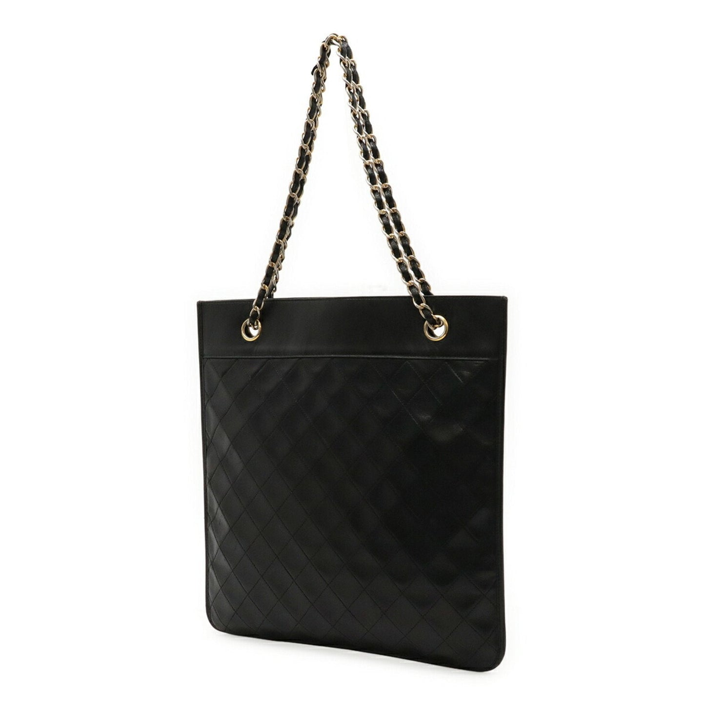 Chanel Black Leather Shoulder Bag Tote Bag
