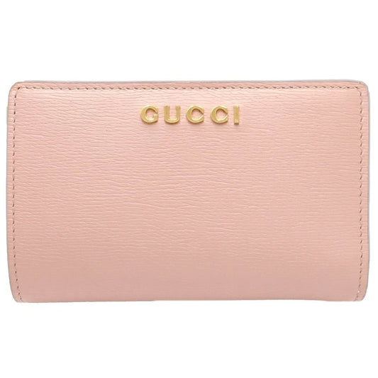 Gucci Pink Leather Wallet (Bi-Fold)