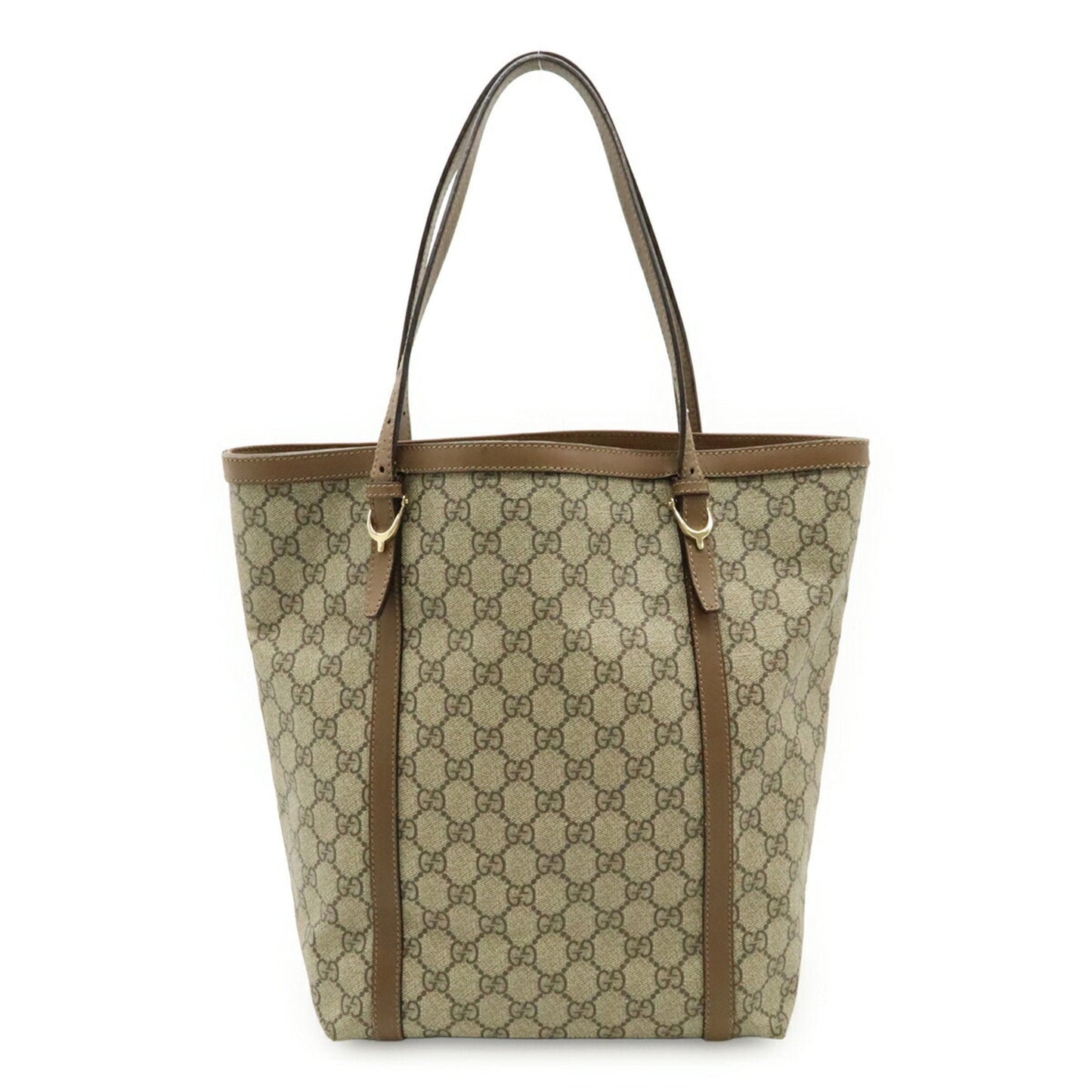 Gucci Brown Khaki Gg Supreme Shoulder Bag Tote Bag