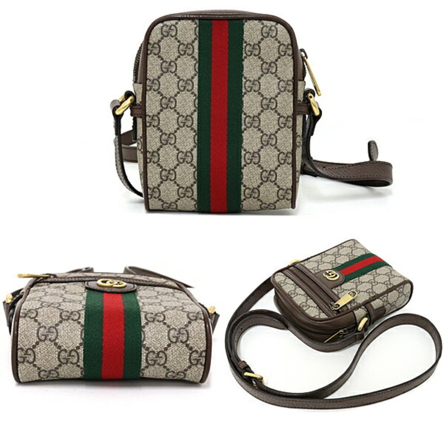 Gucci Beige Gg Supreme Shoulder Bag