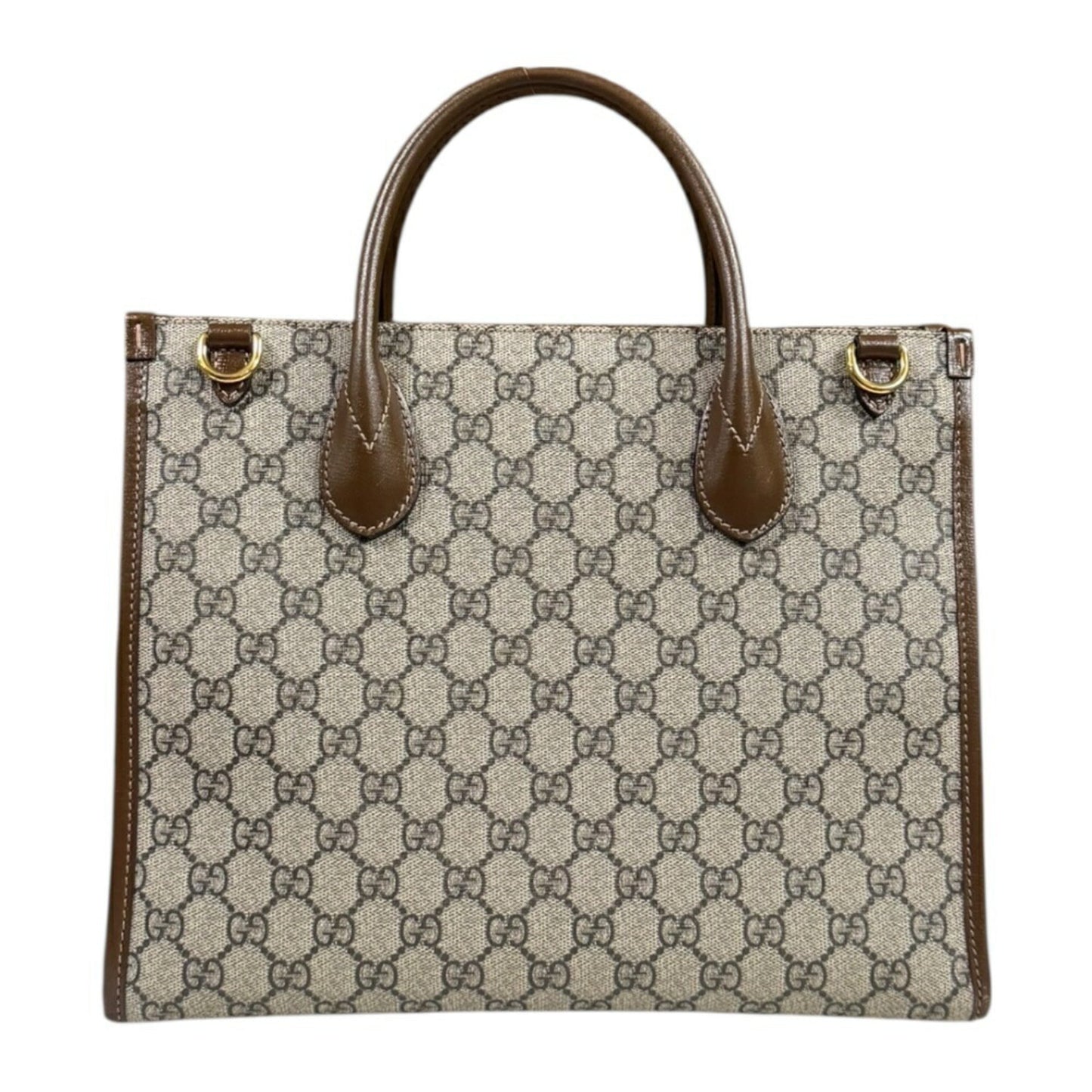 Gucci Beige Brown Gg Supreme Shoulder Bag