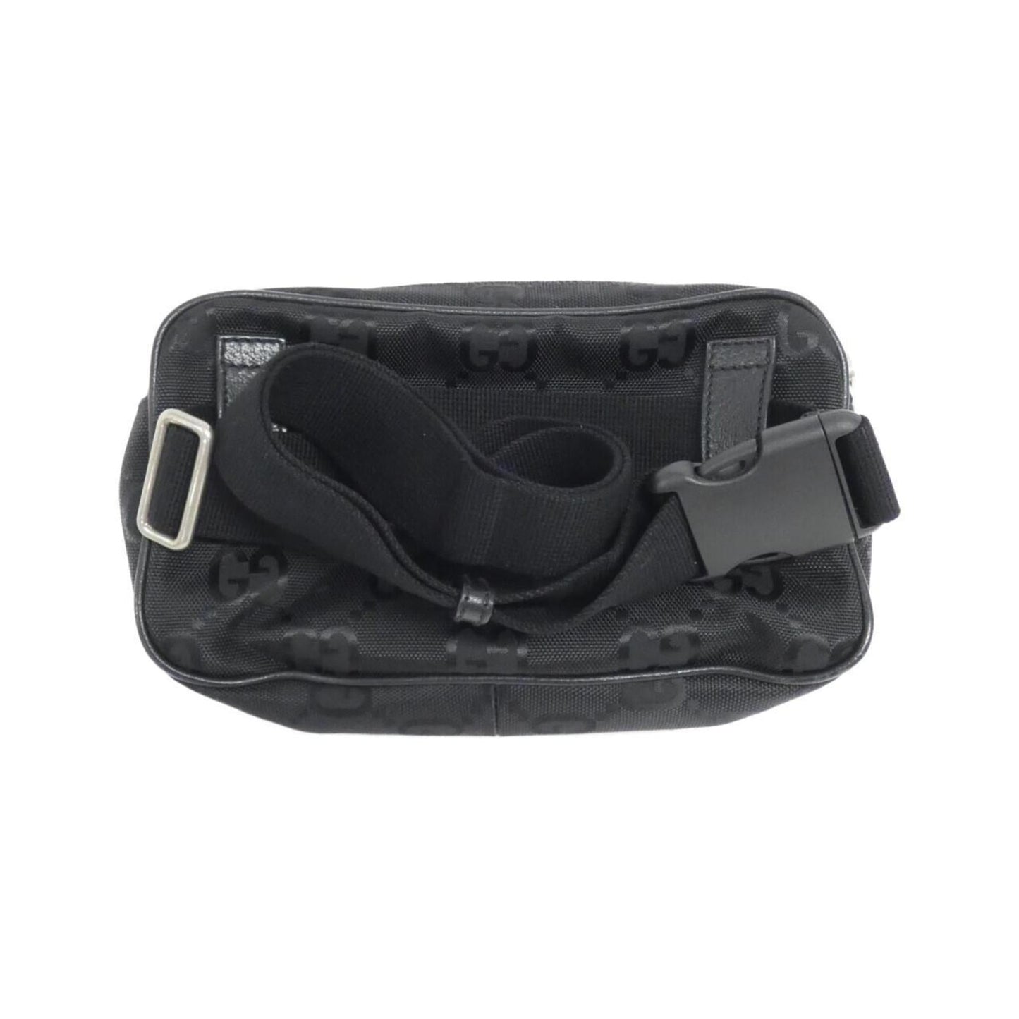 Gucci Black Nylon Leather Fanny Pack