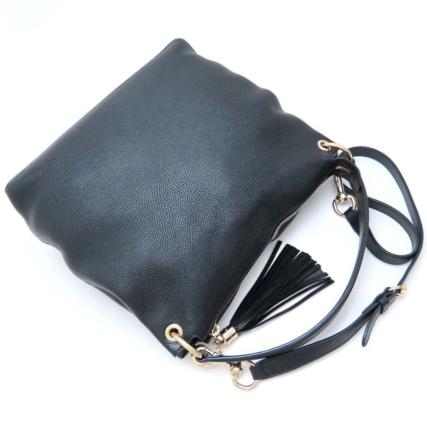 Gucci Soho Black Leather Shoulder Bag