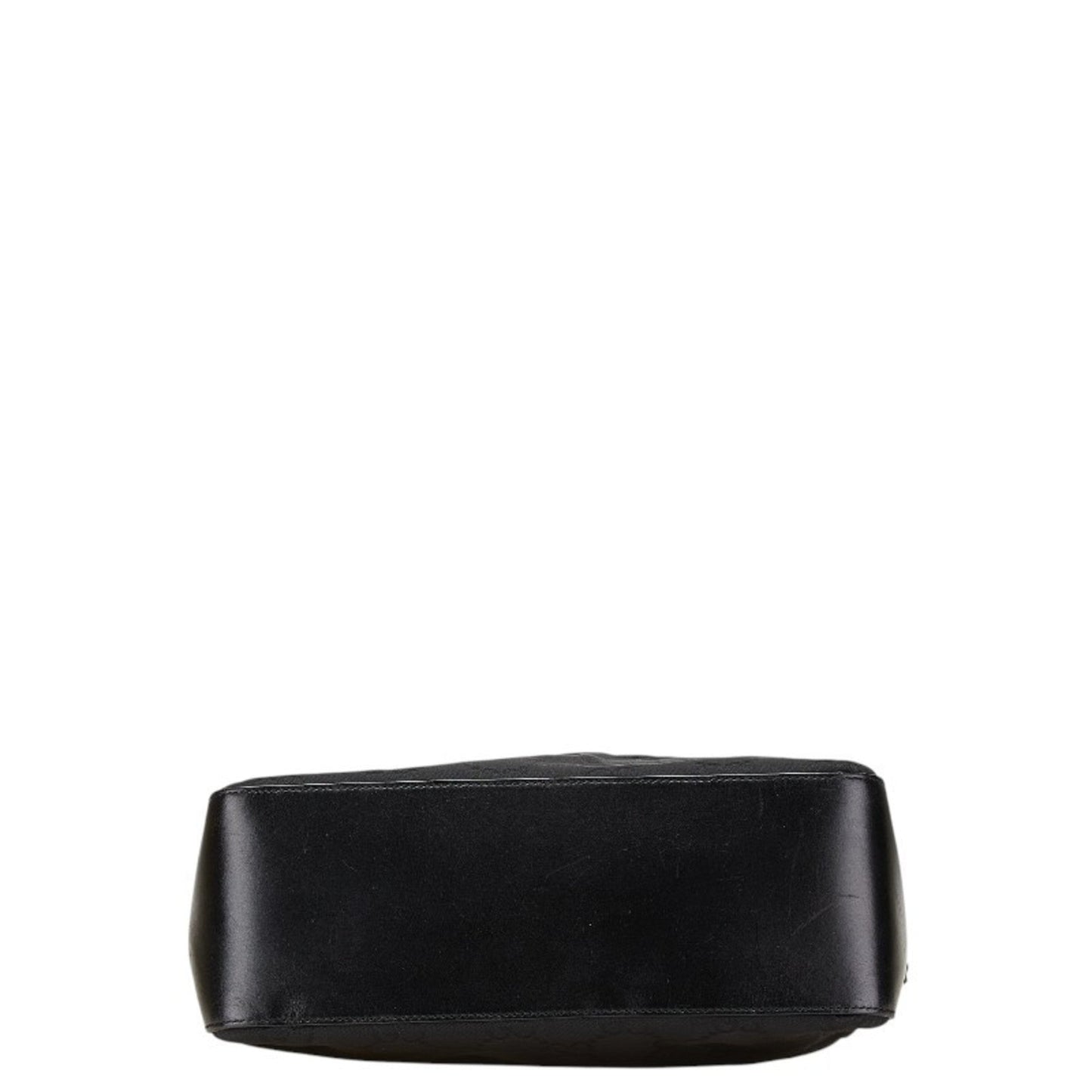 Gucci Gg Canvas Black Canvas Leather Shoulder Bag Tote Bag