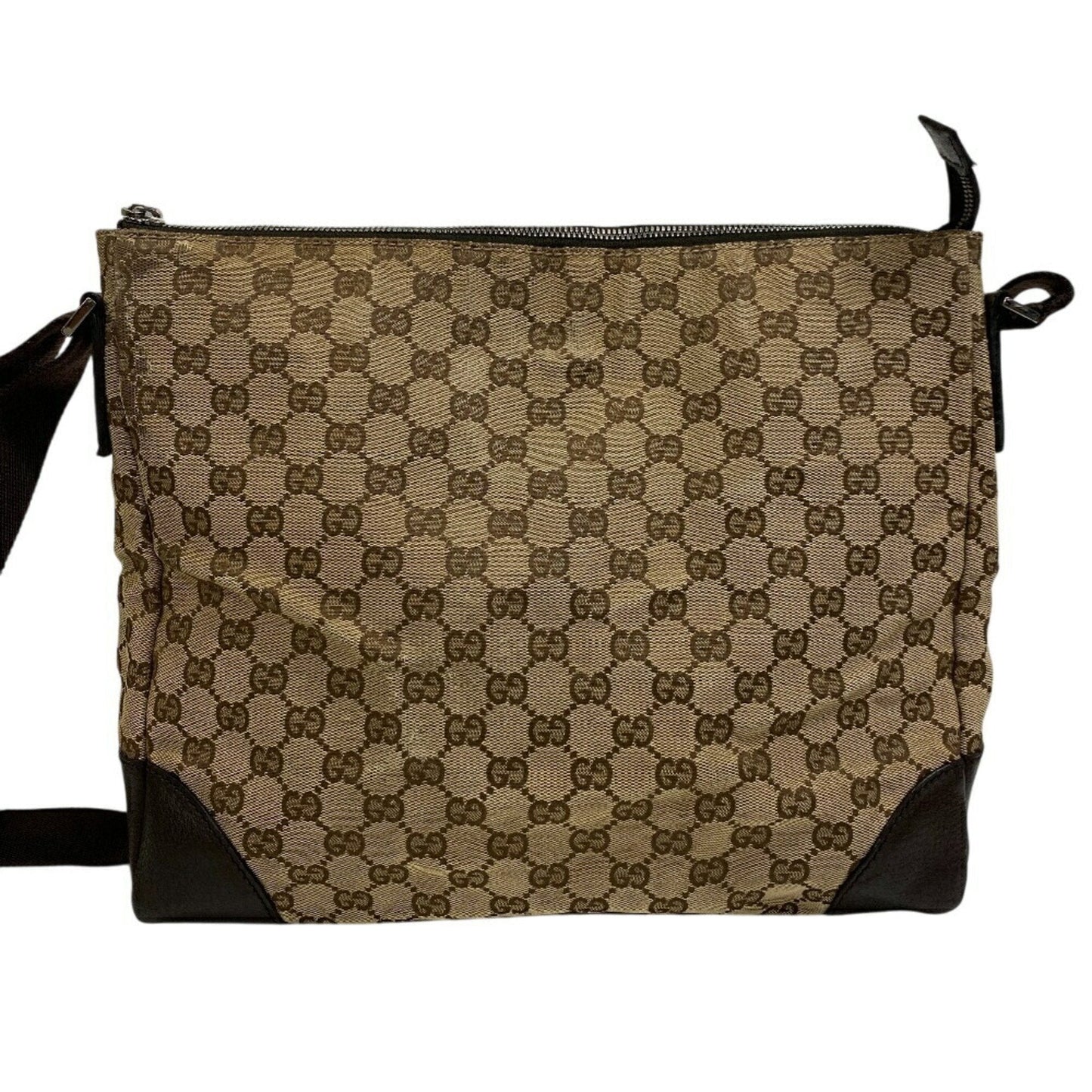 Gucci Gg Canvas Brown Gg Canvas Shoulder Bag