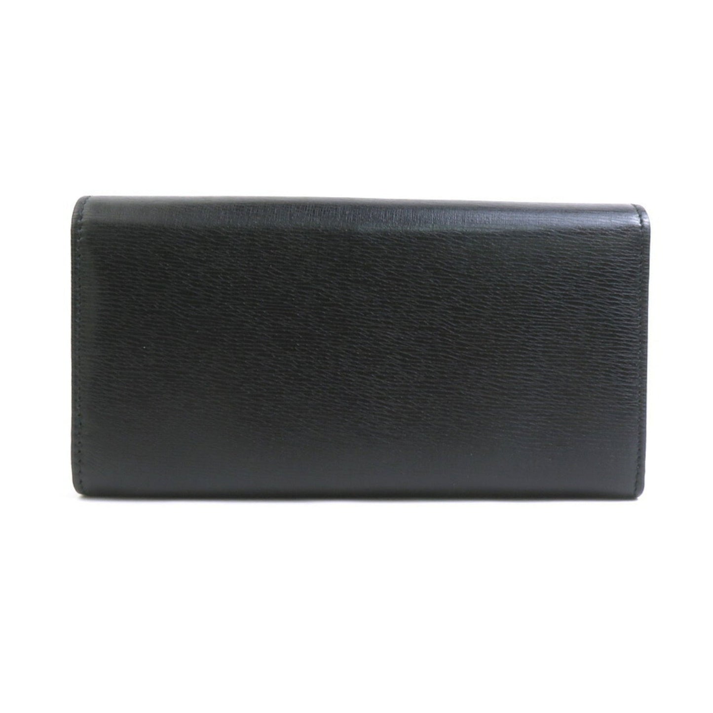 Gucci Black Leather Long Wallet (Bi-Fold)