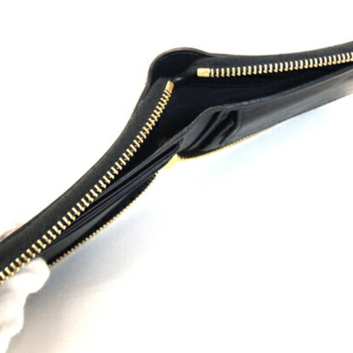 Gucci Black Ivory Leather Wallet (Bi-Fold)