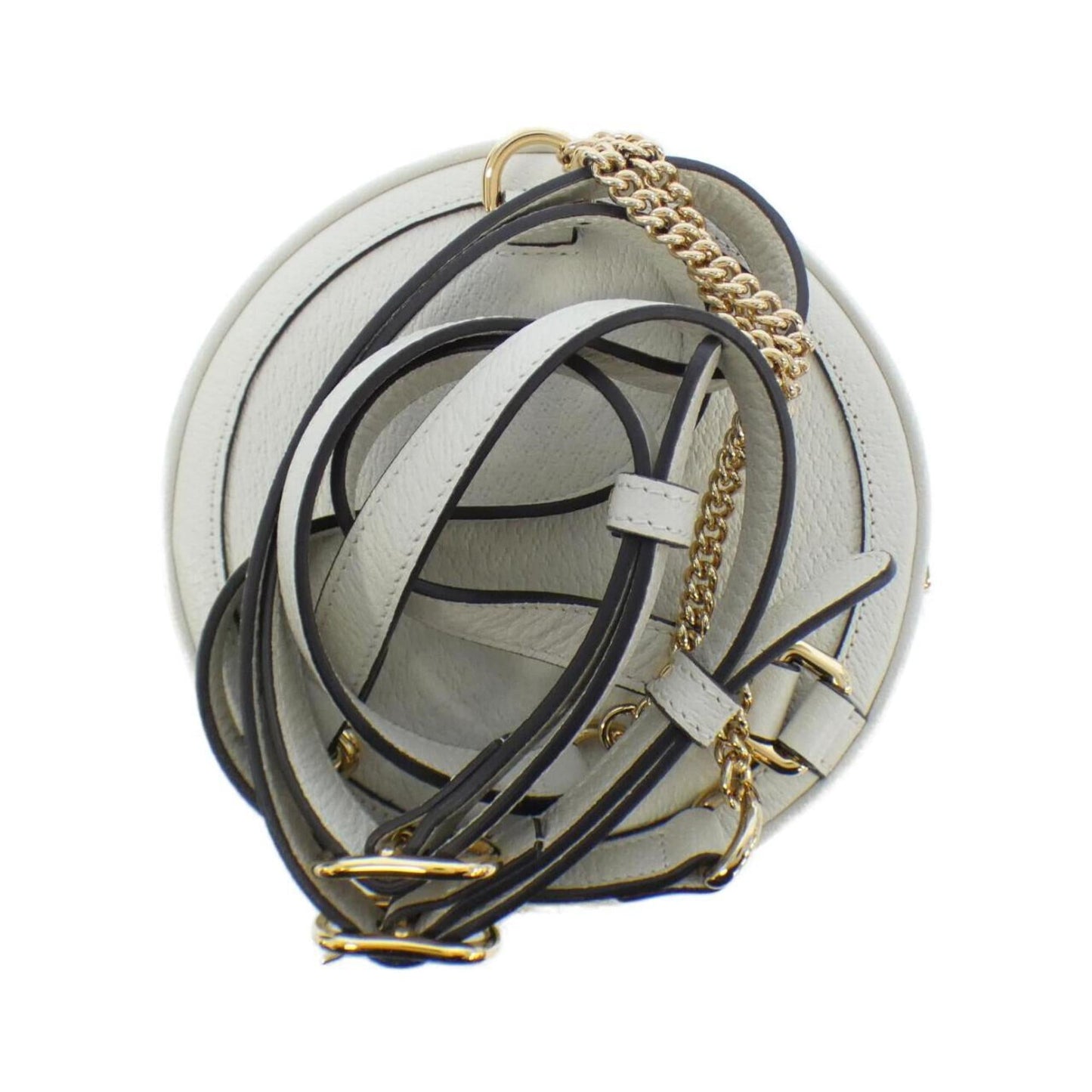 Gucci White Leather Backpack