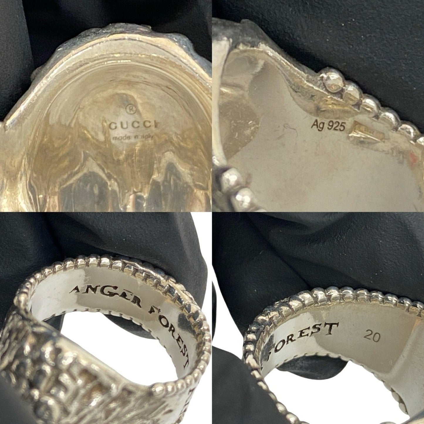 Gucci Silver Silver 925 Band Ring