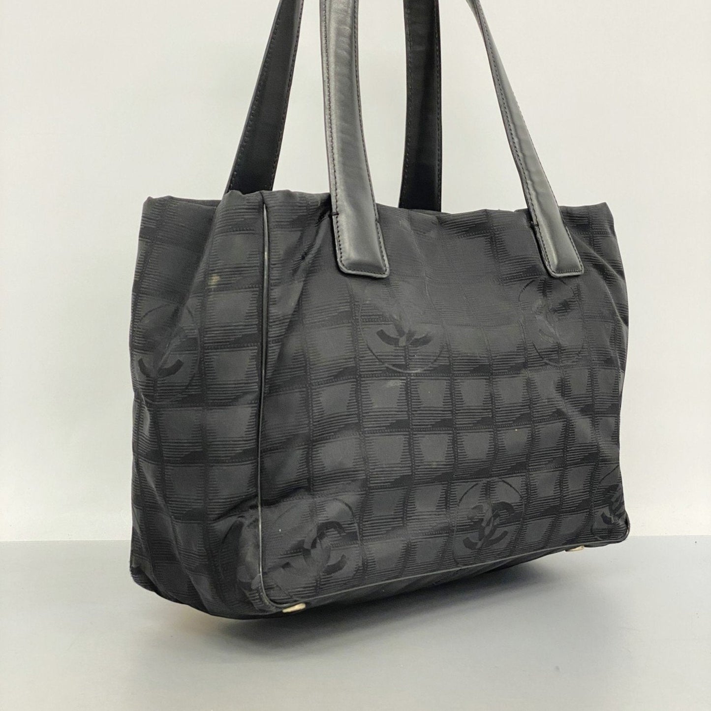 Chanel Black Nylon Tote Bag